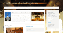 Desktop Screenshot of canjoreformed.org